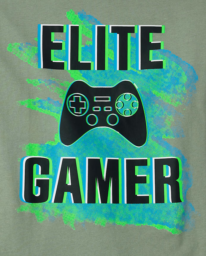 Boys Elite Gamer Graphic Tee