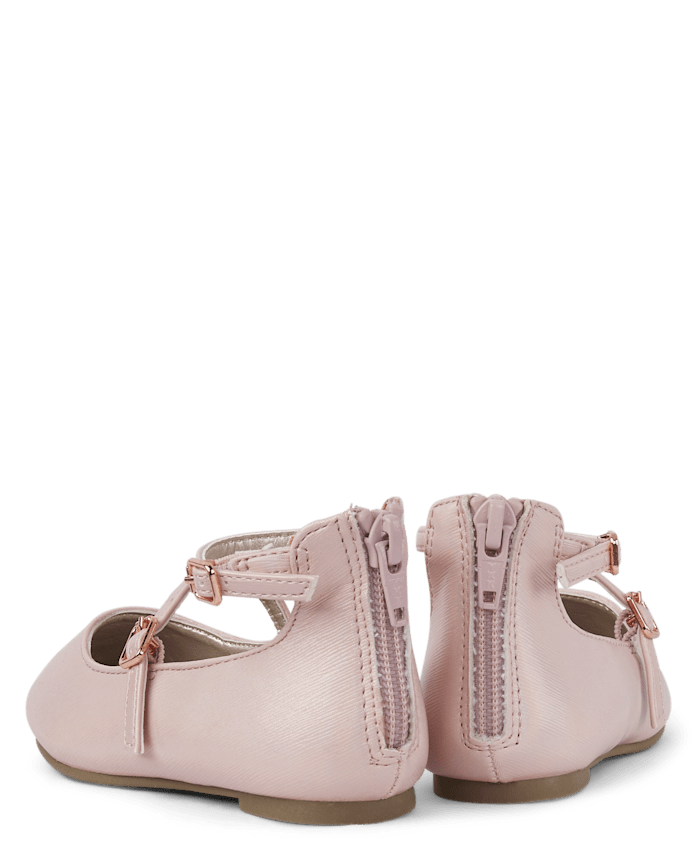 Toddler Girls Shimmer Ballet Flats