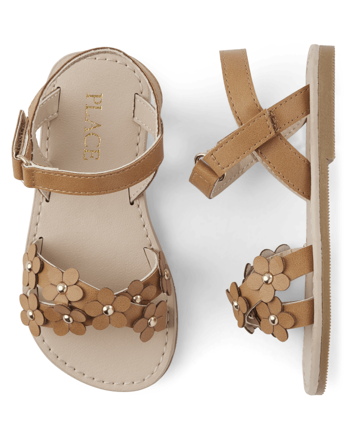 Toddler Girls Flower Sandals