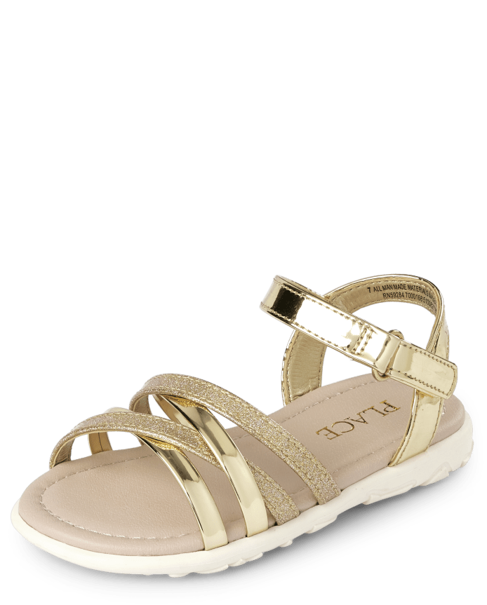 Sandales scintillantes pour toute-petite fille