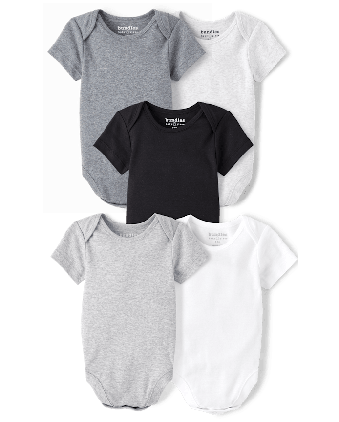 Unisex Baby Bodysuit 5-Pack