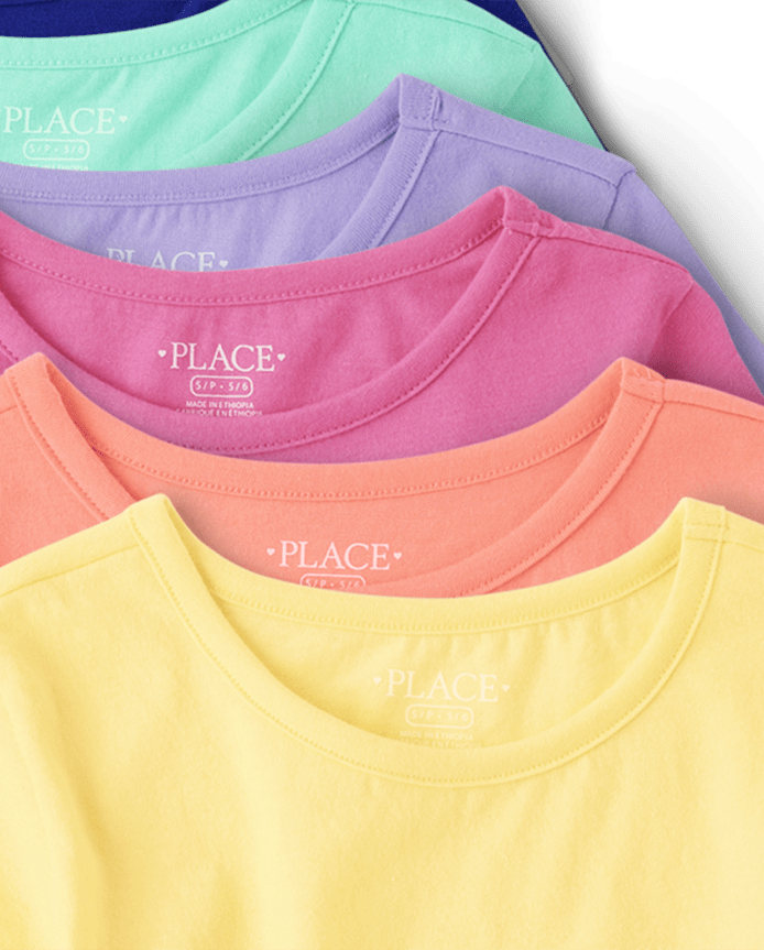 Girls Tee Shirt 8-Pack