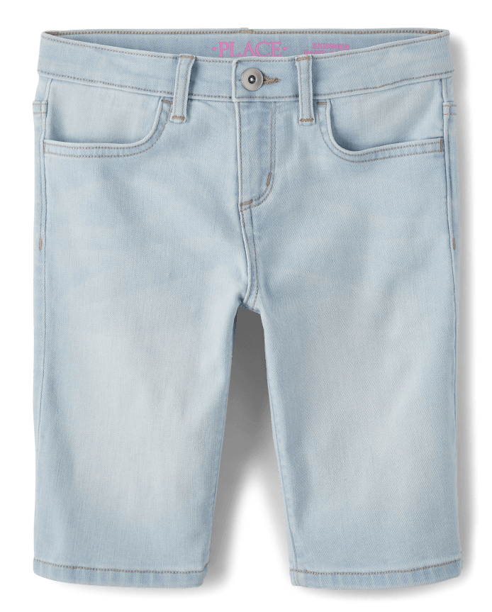 Girls Denim Skimmer Shorts