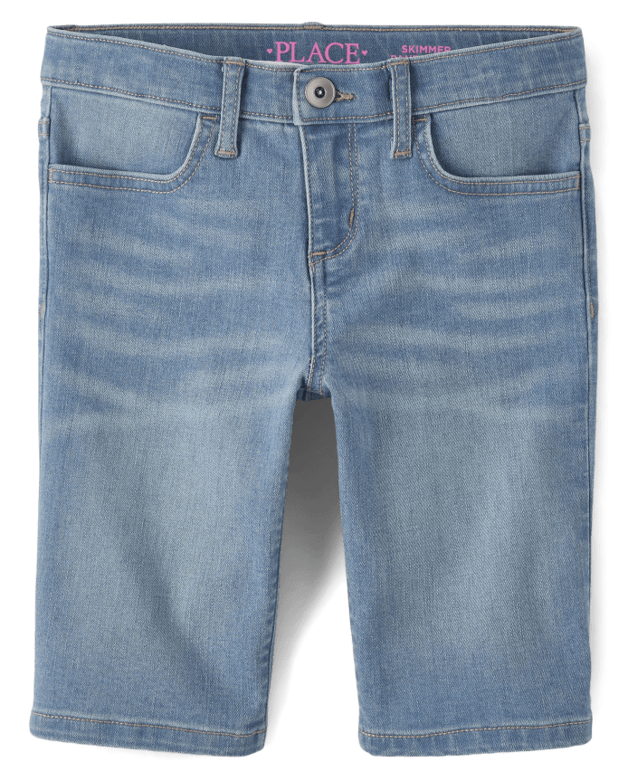Girls Denim Skimmer Shorts