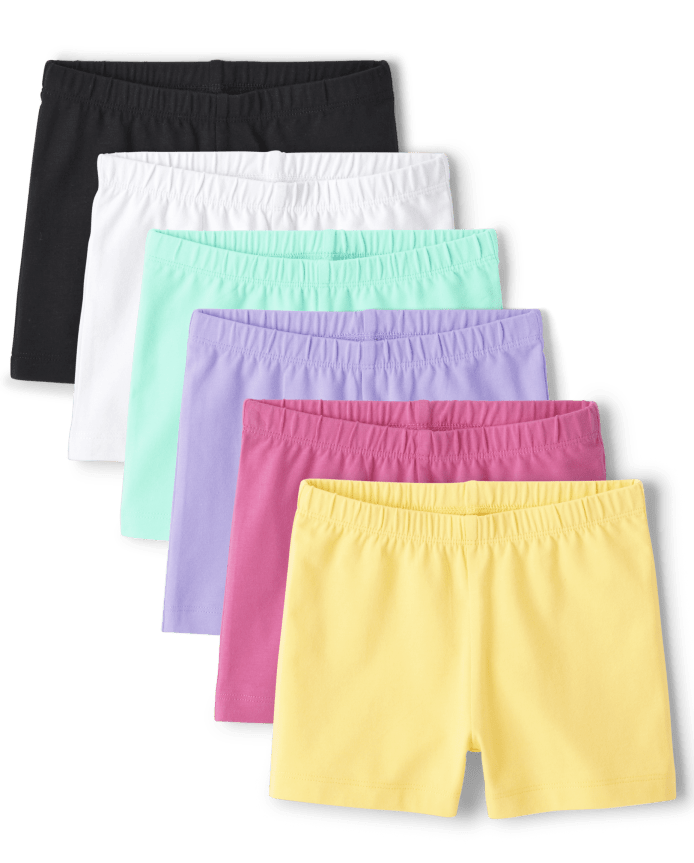 Girls Cartwheel Shorts 6-Pack