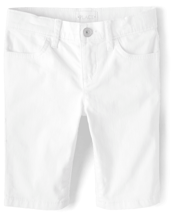 Girls Twill Skimmer Shorts - Plus