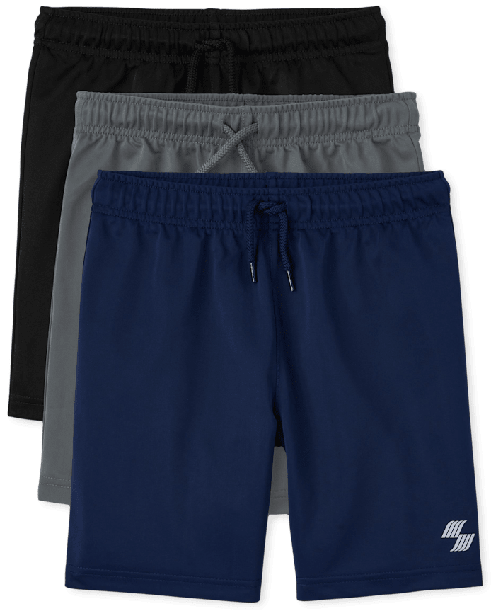 Boys Basketball Shorts 3-Pack