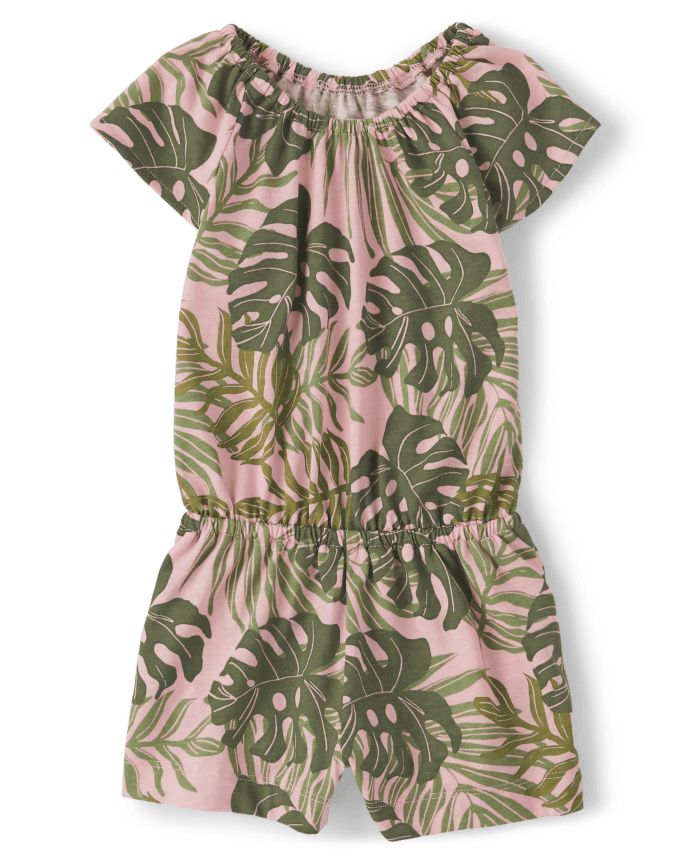 Baby And Toddler Girls Tropical Romper