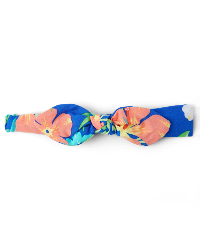 Baby Girls Tropical Bow Headwrap