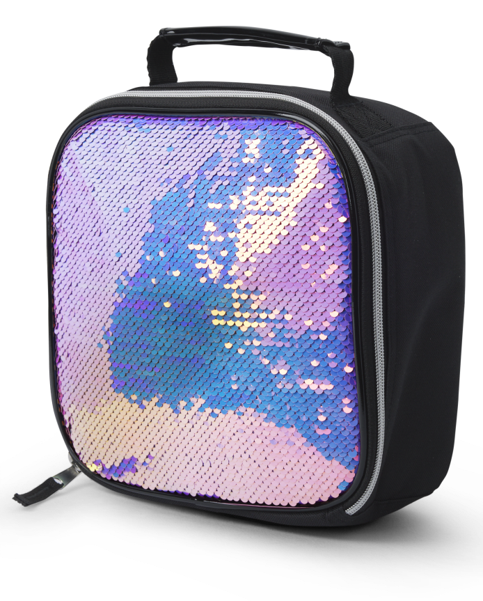 Girls Holographic Flip Sequin Lunchbox