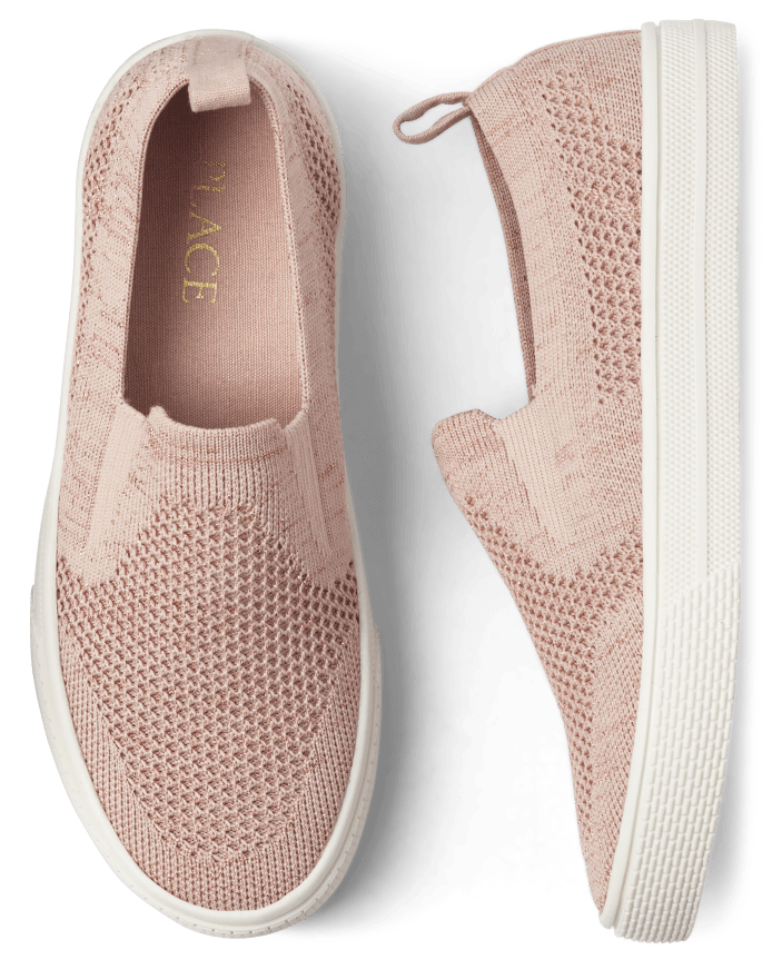 Girls Sport Knit Slip On Sneakers