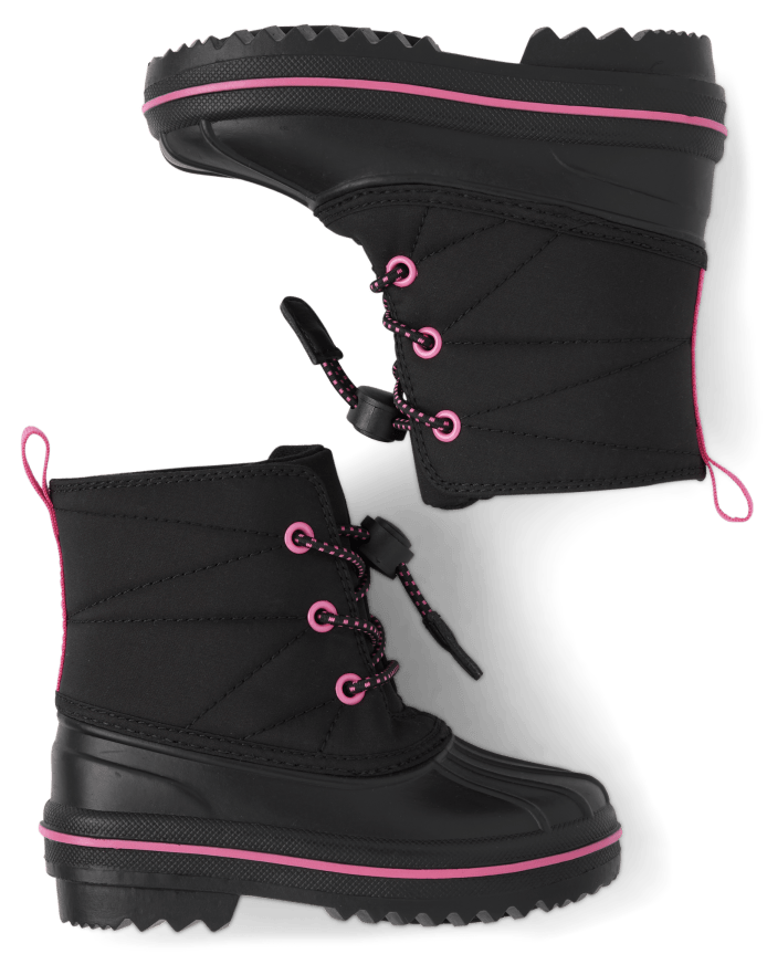 Toddler Girls Lace Up All Weather Boots