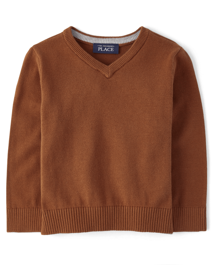 Baby And Toddler Boys V-Neck Sweater