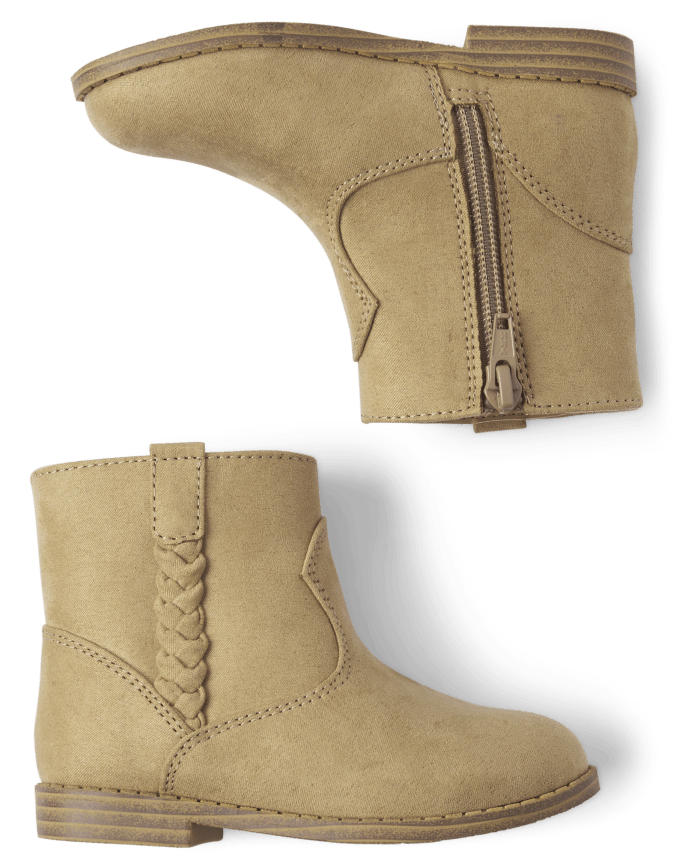 Toddler Girls Braid Booties