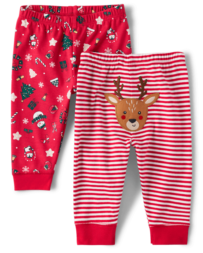 Baby Christmas Pants 2-Pack