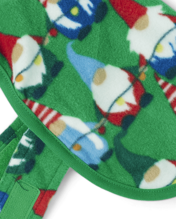 Dog Matching Family Gnomes Fleece Hooded Pajamas