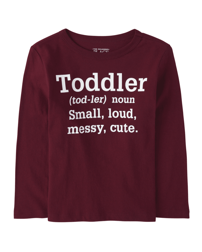 Baby And Toddler Boys Definition Graphic Tee