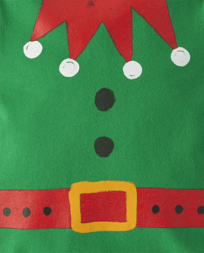 Baby Elf Suit Graphic Bodysuit