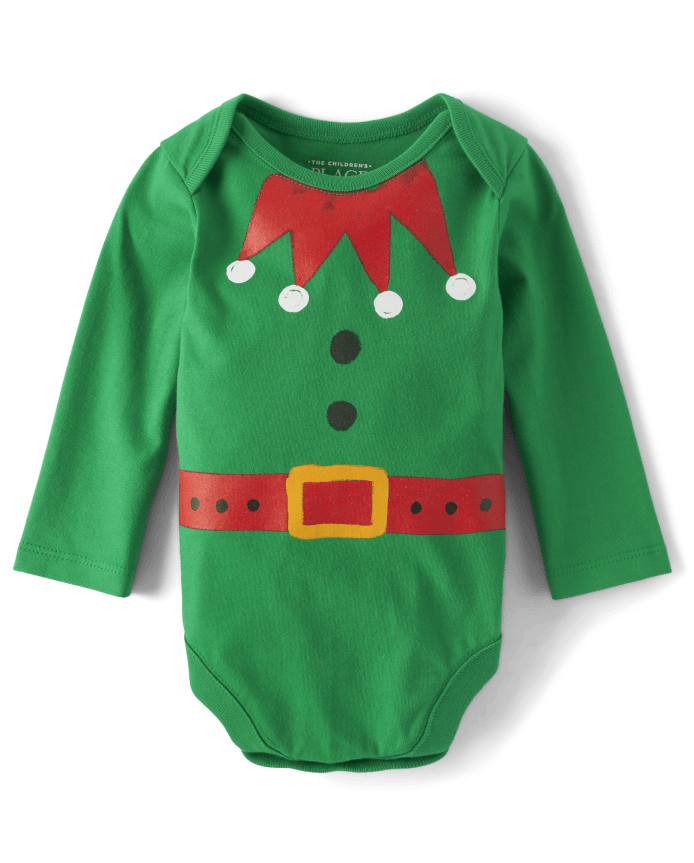 Baby Elf Suit Graphic Bodysuit