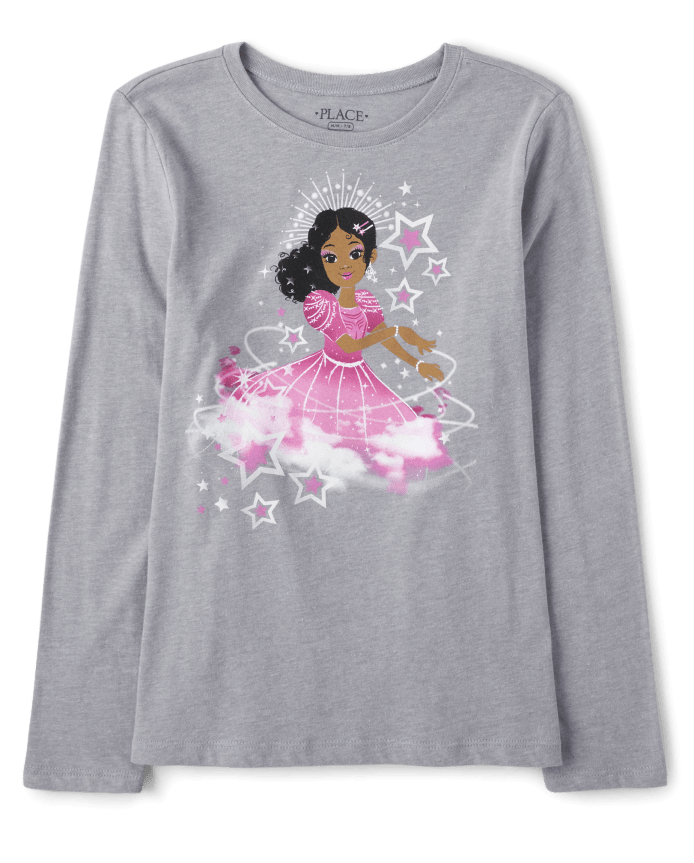 Girls Star Girl Graphic Tee