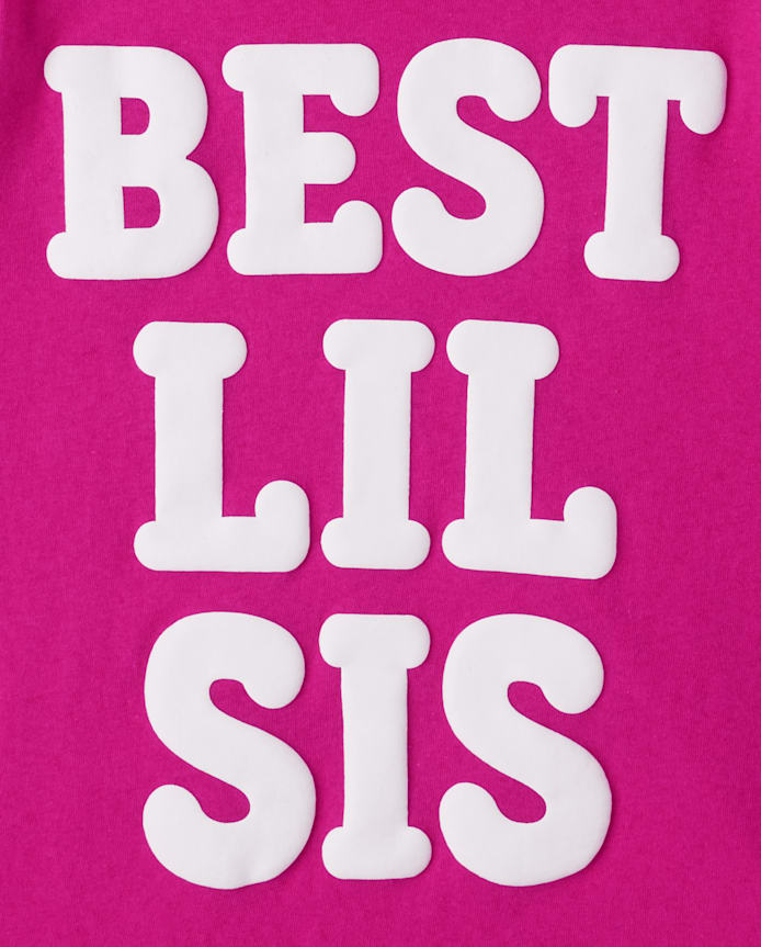 Girls Lil Sis Graphic Tee