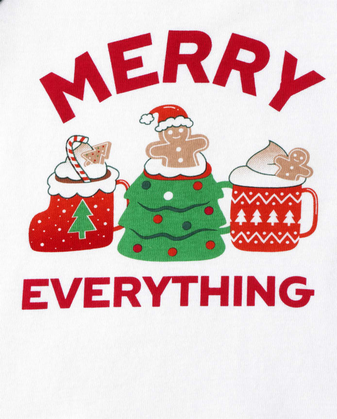 Baby And Toddler Matching Family Merry Everything Snug Fit Cotton Pajamas