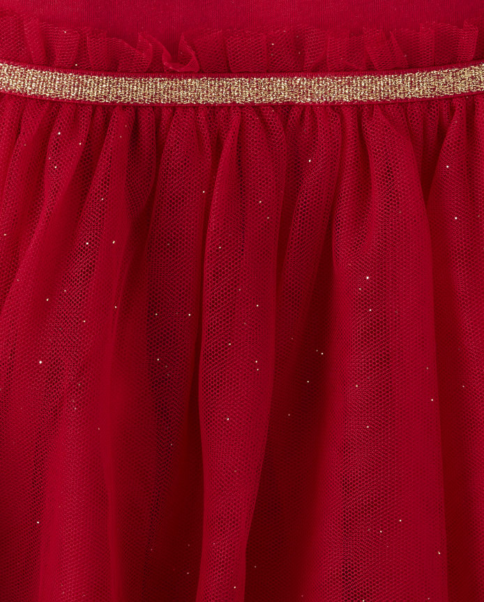 Baby And Toddler Girls Heart Mesh Tutu Dress