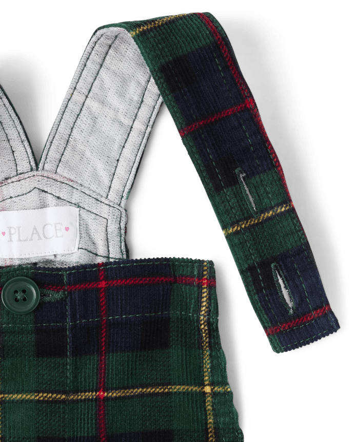 Girls Plaid Corduroy Skirtall
