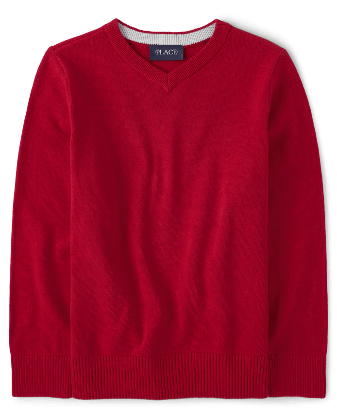 Boys V-Neck Sweater