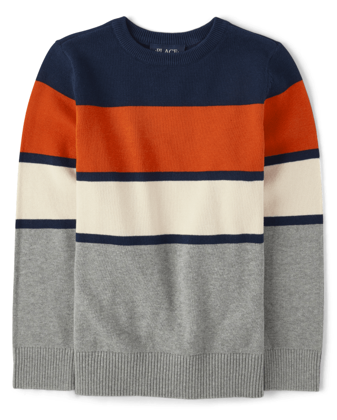 Boys Colorblock Sweater