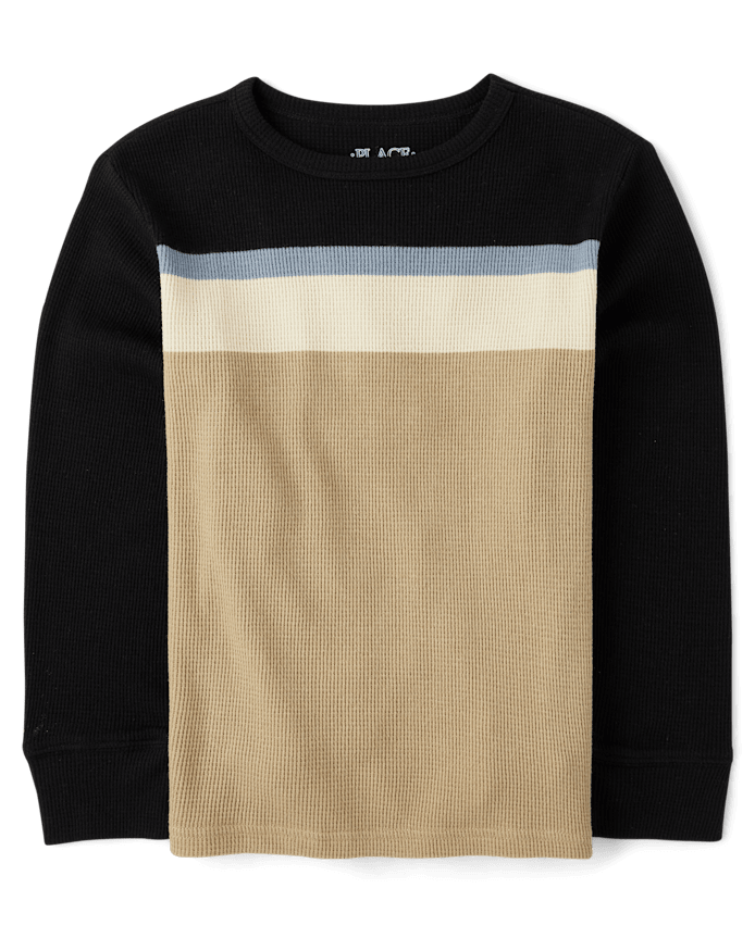 Boys Colorblock Thermal Top
