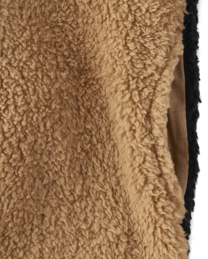 Boys Colorblock Sherpa Zip-Up Jacket