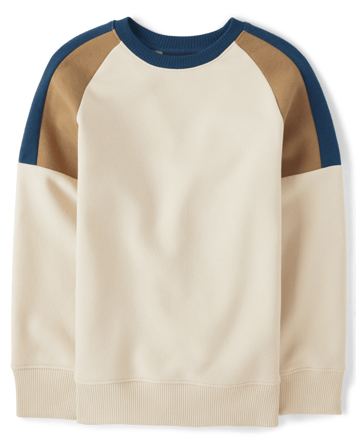 Boys Colorblock Fleece Sweatshirt