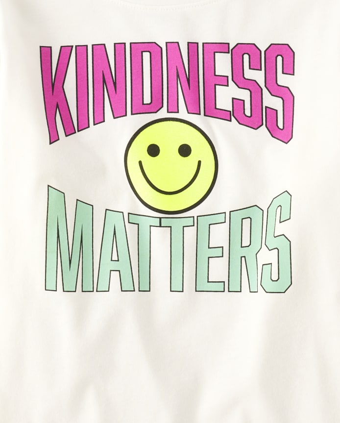 Girls Graphic Boxy Top