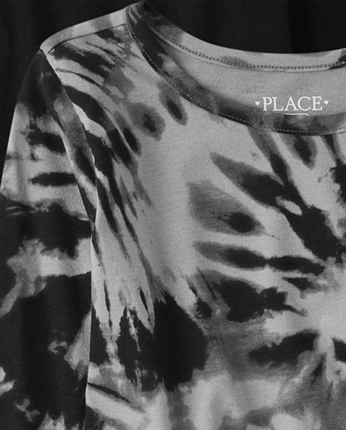 Girls Tie Dye High-Low Top 2-Pack