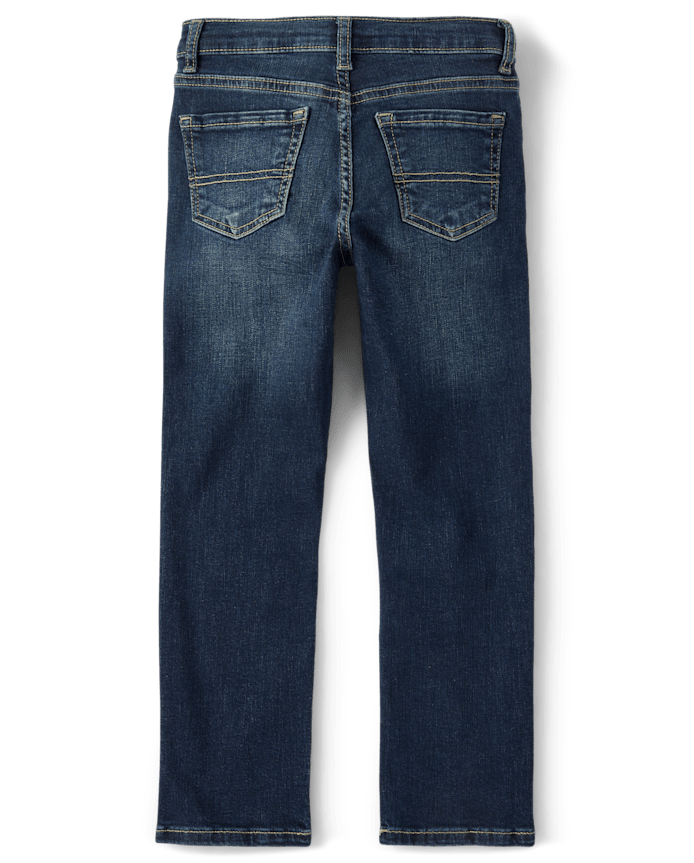 Jean droit stretch basique pour garçon