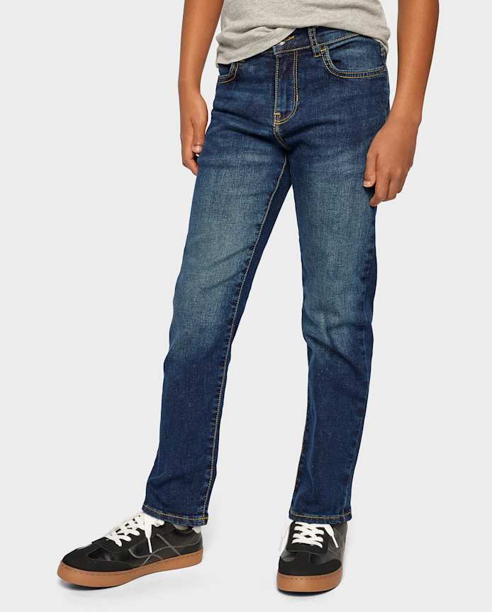 Boys Stretch Straight Jeans - Slim