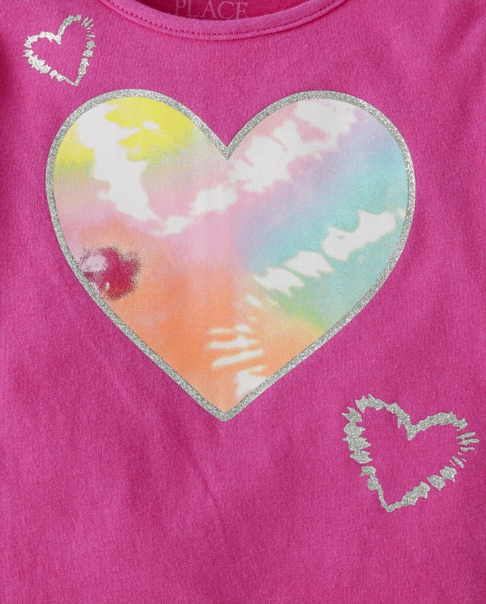 Toddler Girls Heart 2-Piece Outfit Set
