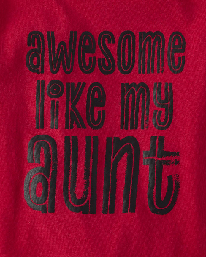 Baby And Toddler Boys Awesome Aunt Graphic Tee