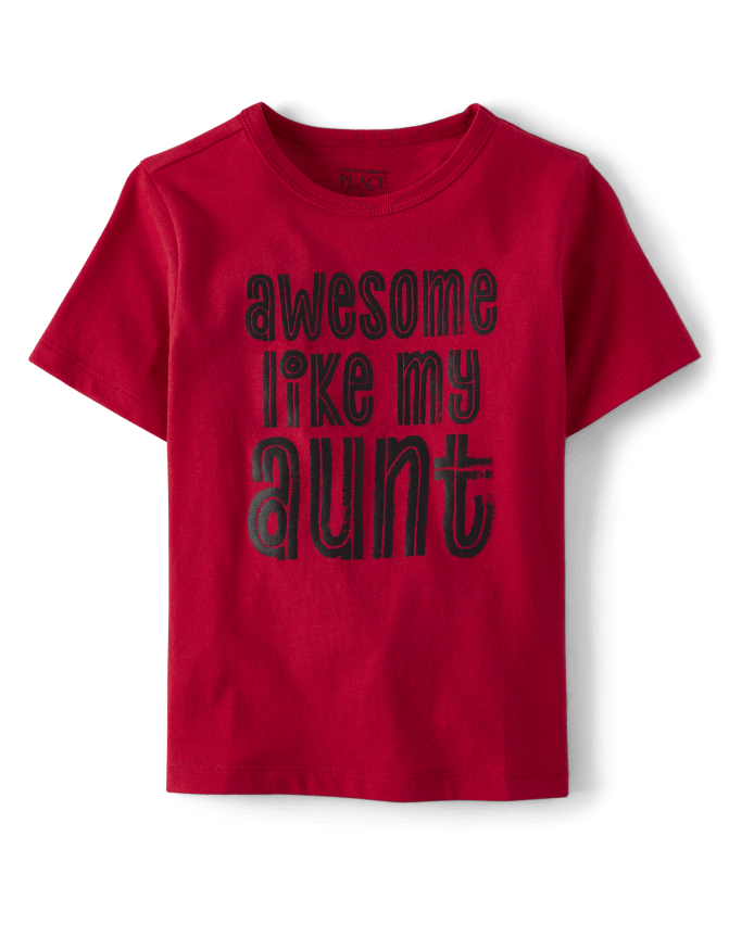 Baby And Toddler Boys Awesome Aunt Graphic Tee