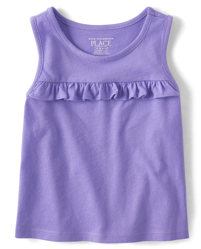 Baby And Toddler Girls Ruffle Tank Top