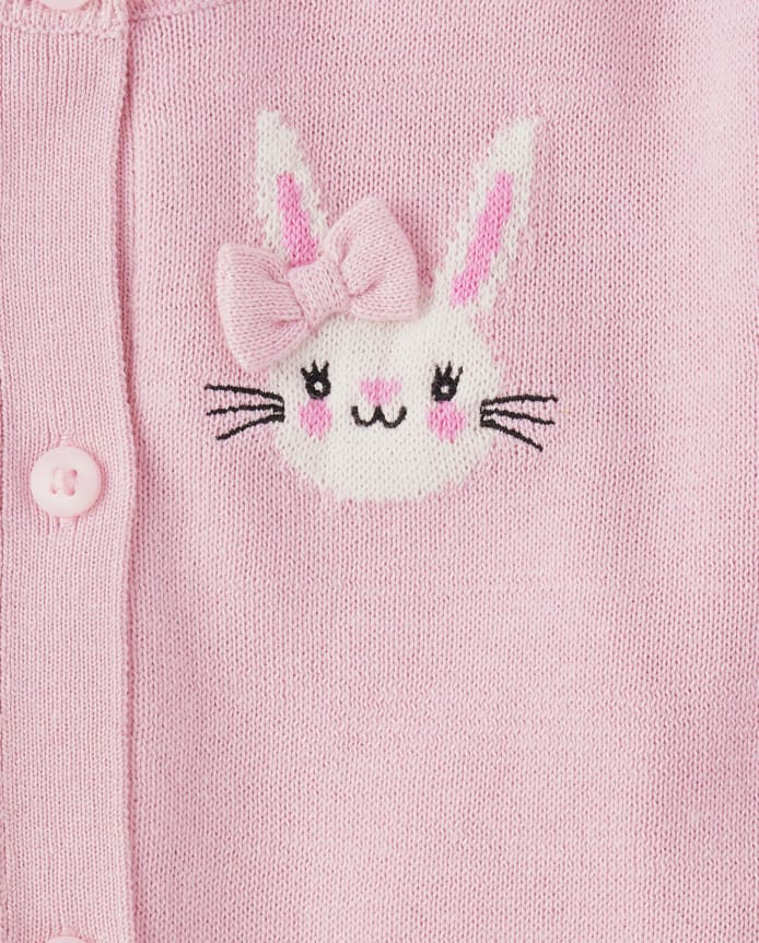 Girls Bunny Cardigan