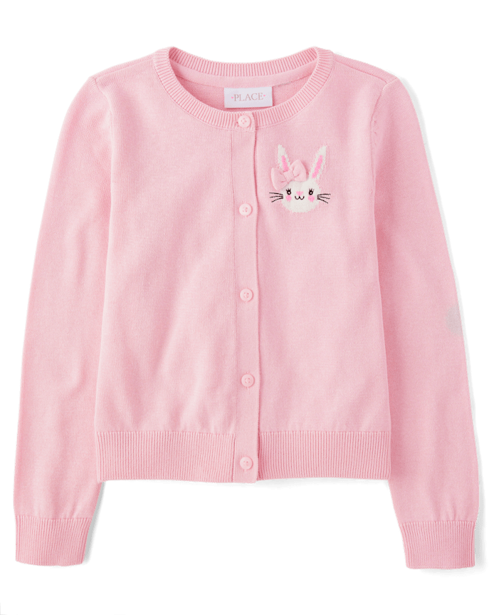 Girls Bunny Cardigan