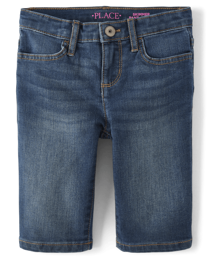 Girls Skimmer Jean Shorts