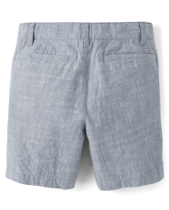 Boys Textured Chino Shorts