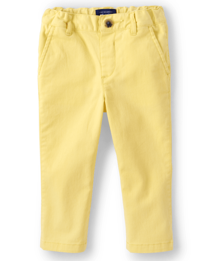 Baby And Toddler Boys Uniform Stretch Skinny Chino Pants