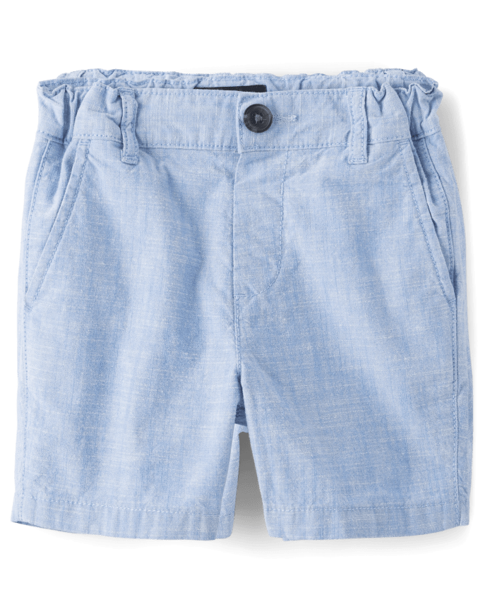 Baby And Toddler Boys Textured Chino Shorts