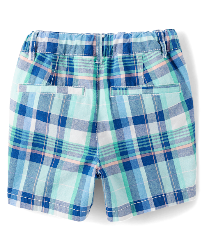 Short chino à carreaux pour bébés et tout-petits garçons