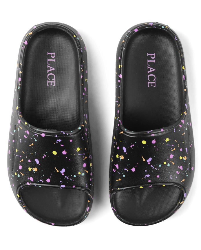 Toboggans à éclaboussures de peinture pour filles