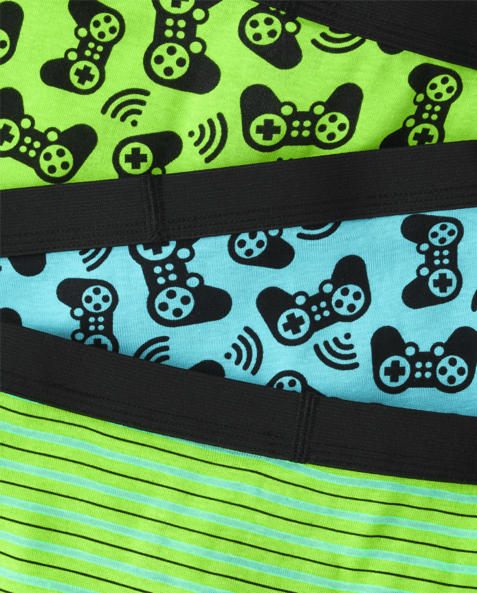 Lot de 5 boxers pour garçons gamers